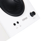 MR4 Powered Studio Monitor Speakers, White (Pair)