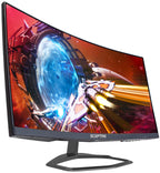 Curved 24.5-Inch Gaming Monitor up to 240Hz 1080P R1500 1Ms Displayport X2 HDMI X2 Blue Light Shift Build-In Speakers, Machine Black 2023 (C255B-FWT240)