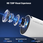 Projector HY300 PRO 8K Android 14 Dual Wifi6 290ANSI Allwinner H726 BT5.4 1080P 1280*720P Home Cinema Outdoor Projetor