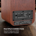 Powered Bluetooth Bookshelf Speakers, 40W Record Player Speakers with 2.75 Inch