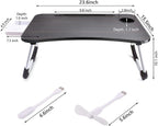 HBN Laptop Desk, Laptop Bed Stand Foldable, Laptop Table Folding Breakfast Tray
